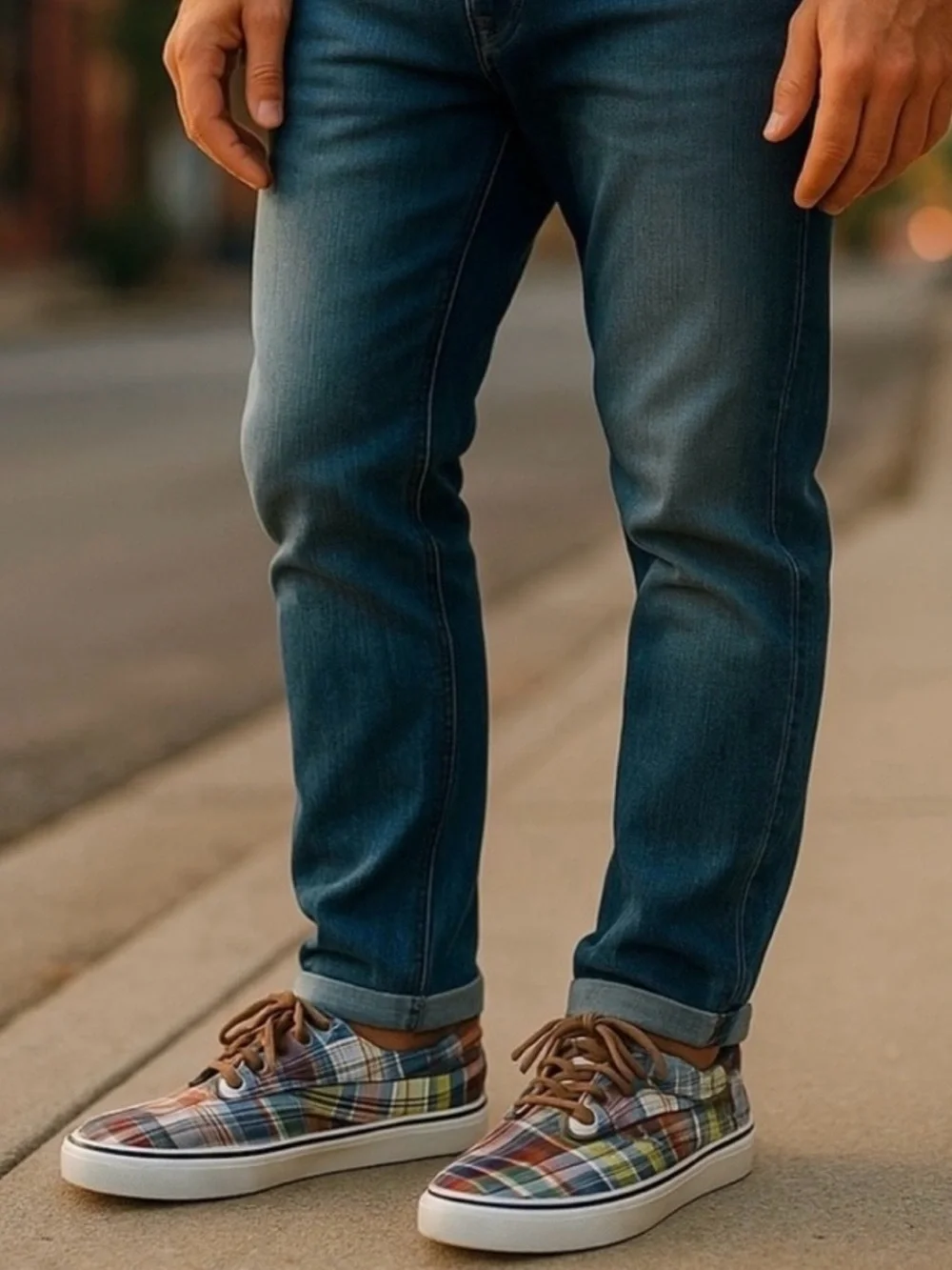 Sperry Top Sider STRIPER II  Patchwork Canvas Shoes STS19310‎